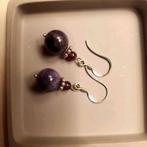 Amethyst Dangling Earrings